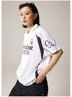 Remedy Emoalone Print Inspired Soccer Jersey Polo Shirt