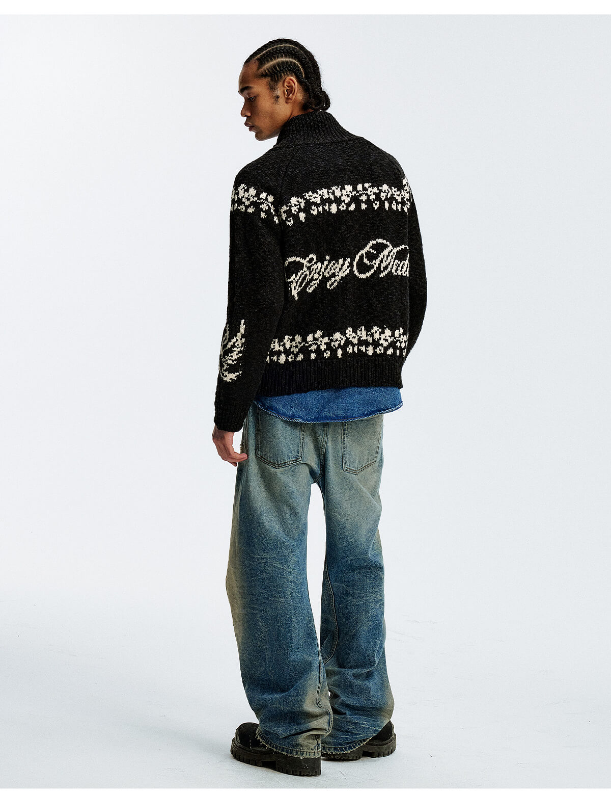 MEDM Angel Cowichan Knit Cardigan