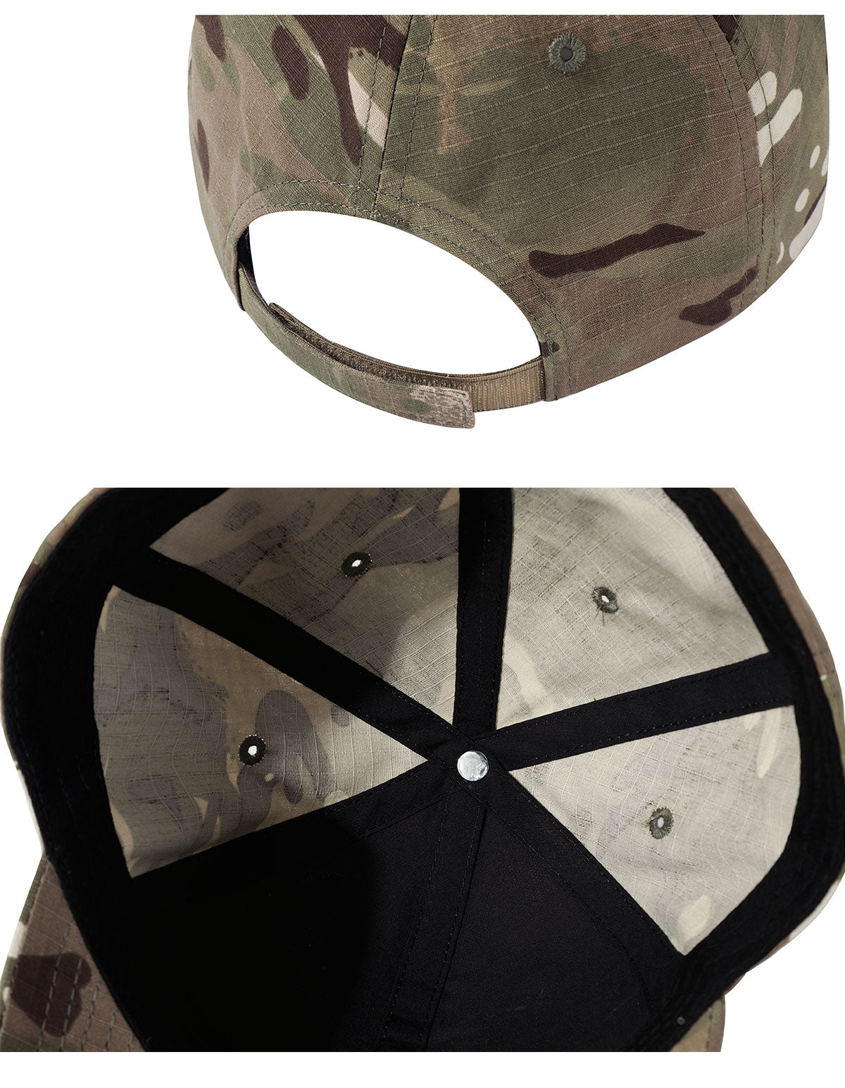 NOVACAM Camouflage NOV Logo Embroidered Dad Hat