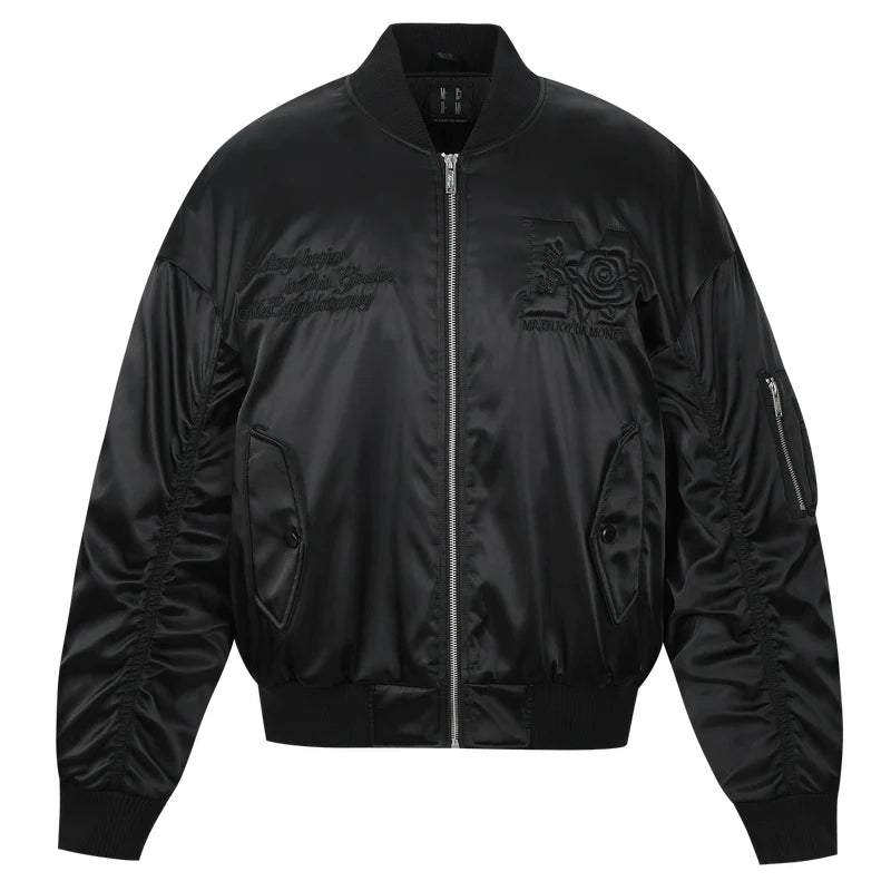 MEDM 3D Rose Foam MA-1 Bomber Jacket