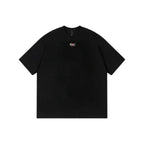 1807 Rose Logo Print Embroidered Short Sleeve Tee