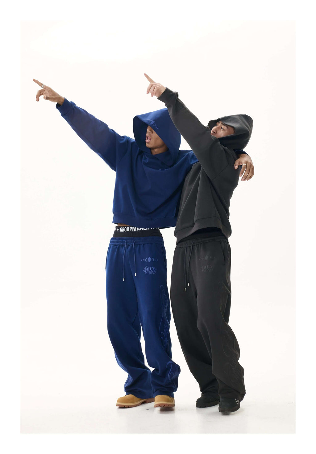 KARMANISTIC x LOCO Logo Embroidered Hoodie