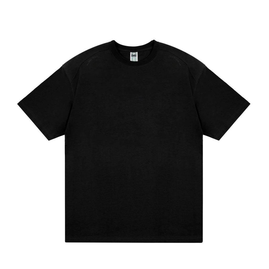 S45 Shoulder Small Embroidered Logo Tee