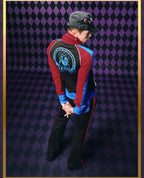 MEDM × JOJO Color Block High Neck Track Jacket