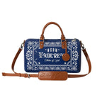 YADcrew x MEDM PU Leather Weekender Bag