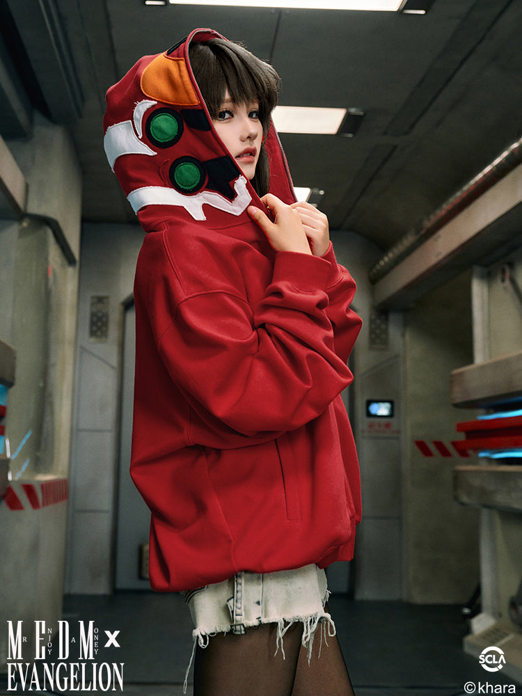 MEDM x EVA Unit-00, Unit-01, Unit-02 Mecha Design Zip-Up Hoodie