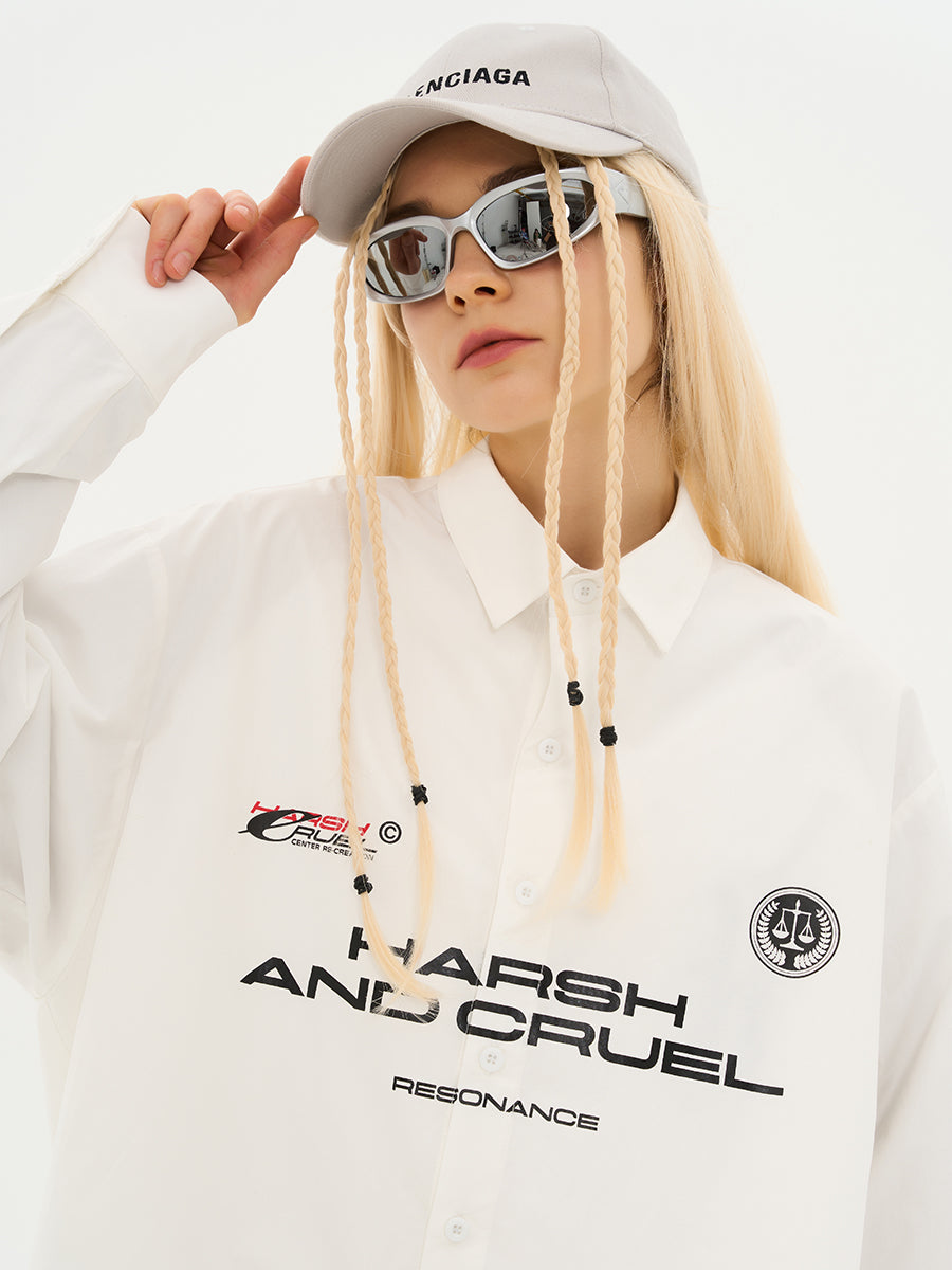 Harsh and Cruel Football Logo L/S Shirt