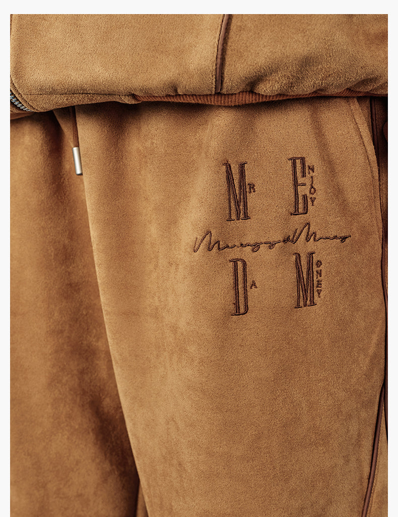 MEDM Suede Track Pants