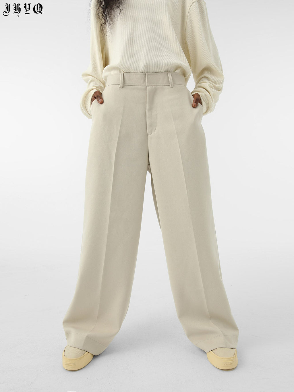 JHYQ Wide Legged Embroidered Western Pants