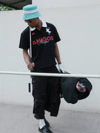 STEEPC Amigos Patch Embroidered Polo Shirt