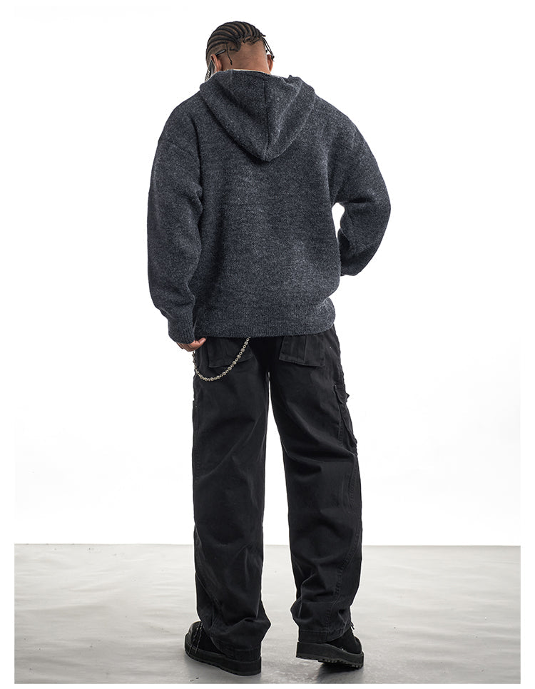 F3F Select Zip Up Knit Hoodie