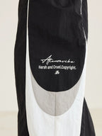 Harsh and Cruel Contrast Color Stitching Logo Track Pants
