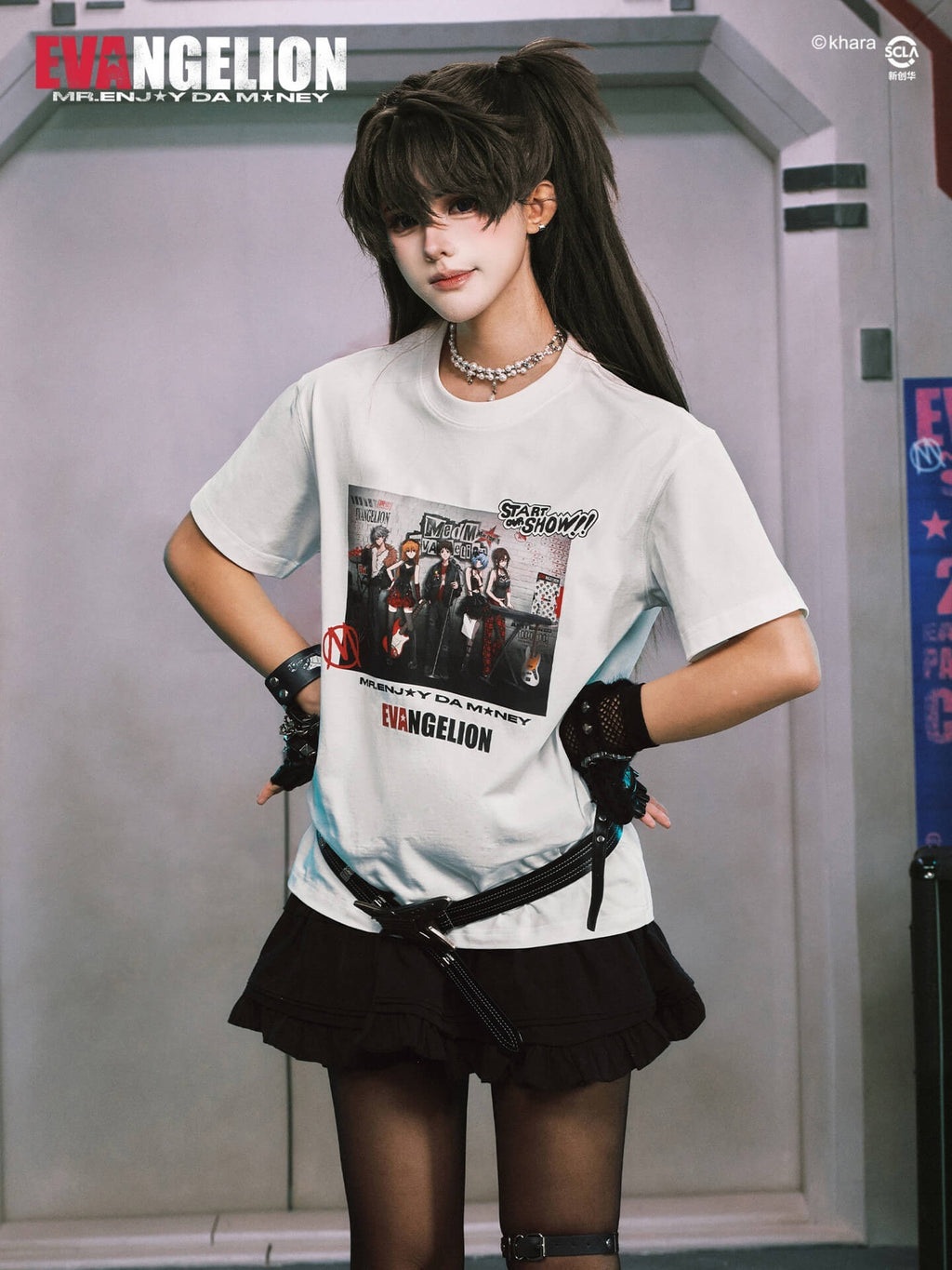 MEDM x EVA NEVER END Key Art Print Tee