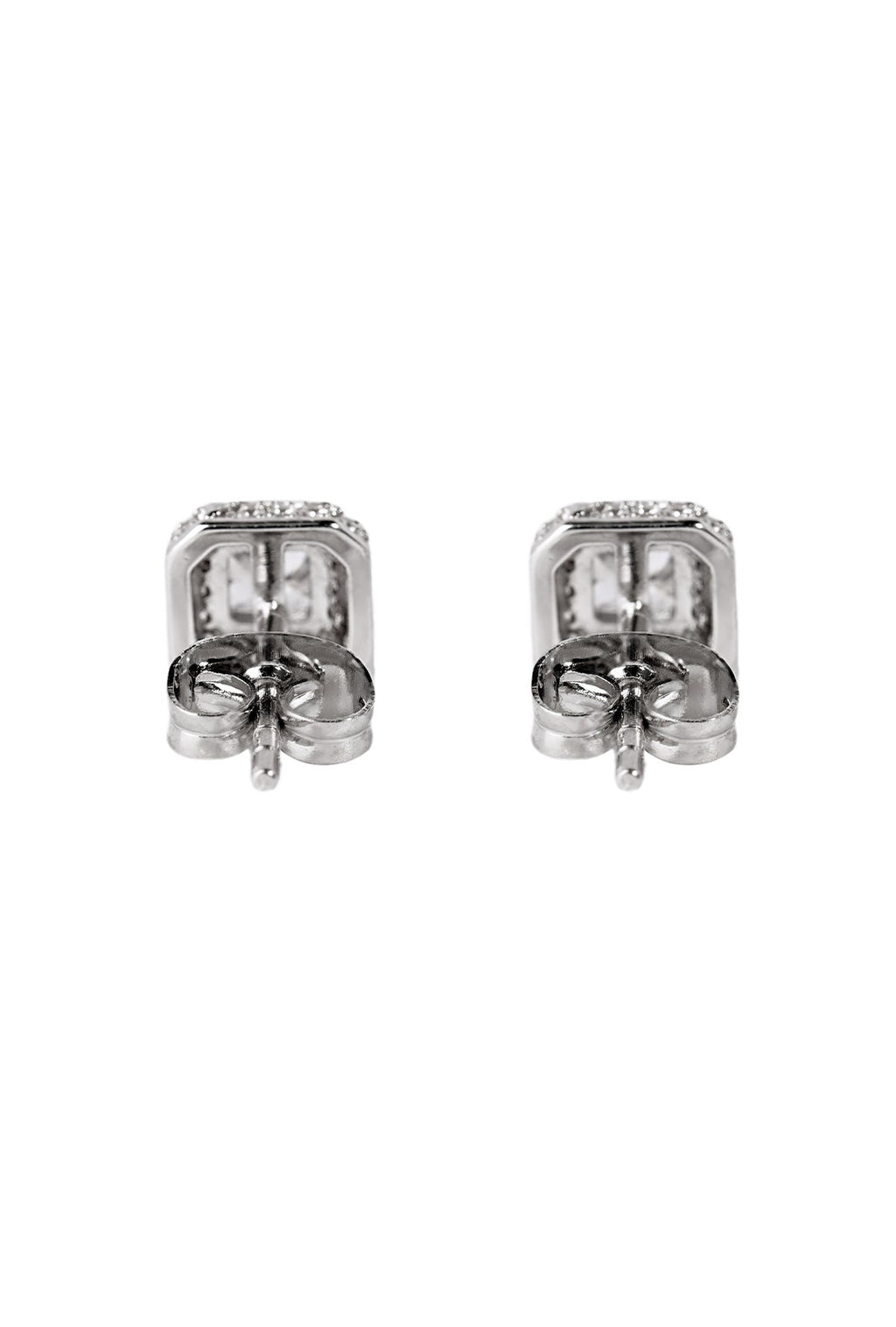 Small Town Kid Cubic Zirconia Cube Stud Earrings