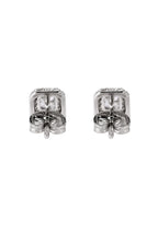 Small Town Kid Cubic Zirconia Cube Stud Earrings