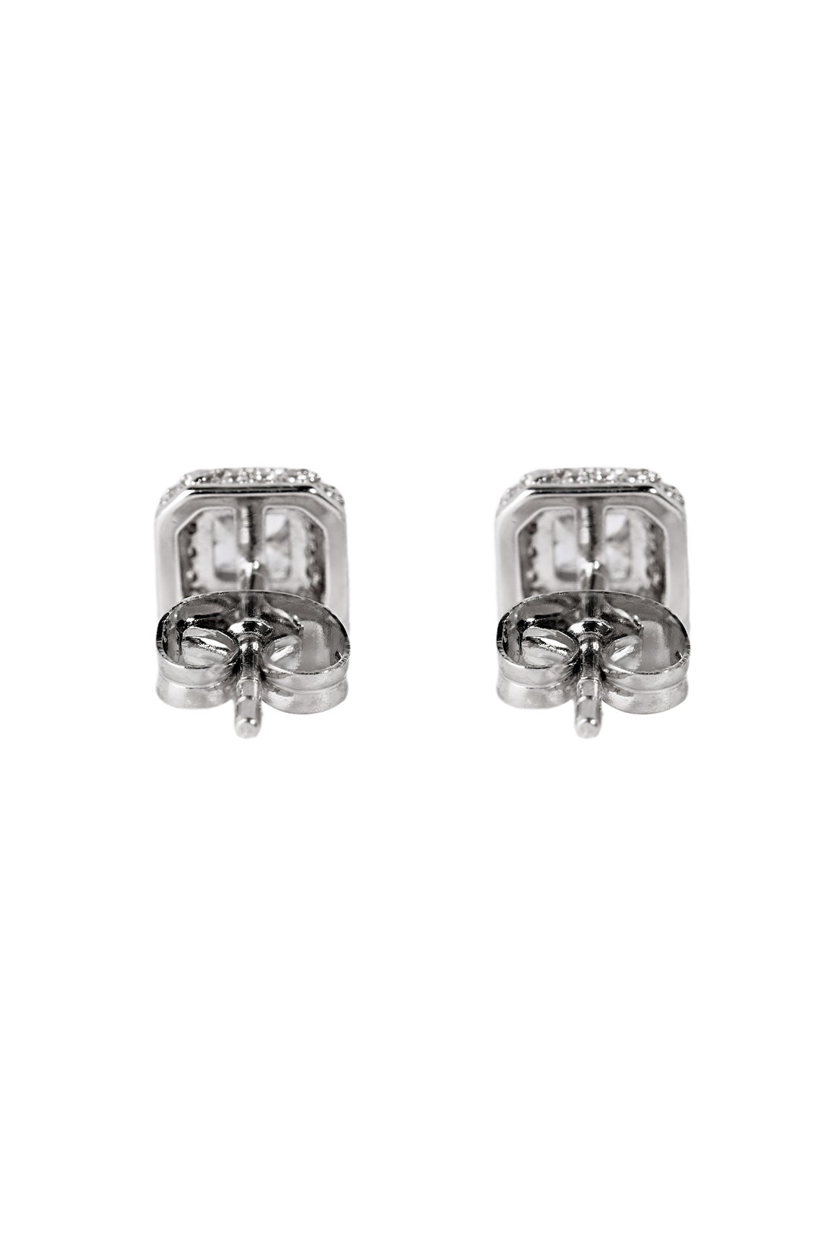 Small Town Kid Cubic Zirconia Cube Stud Earrings
