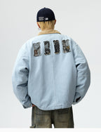 MEDM Camouflage Logo Patch Detroit Jacket