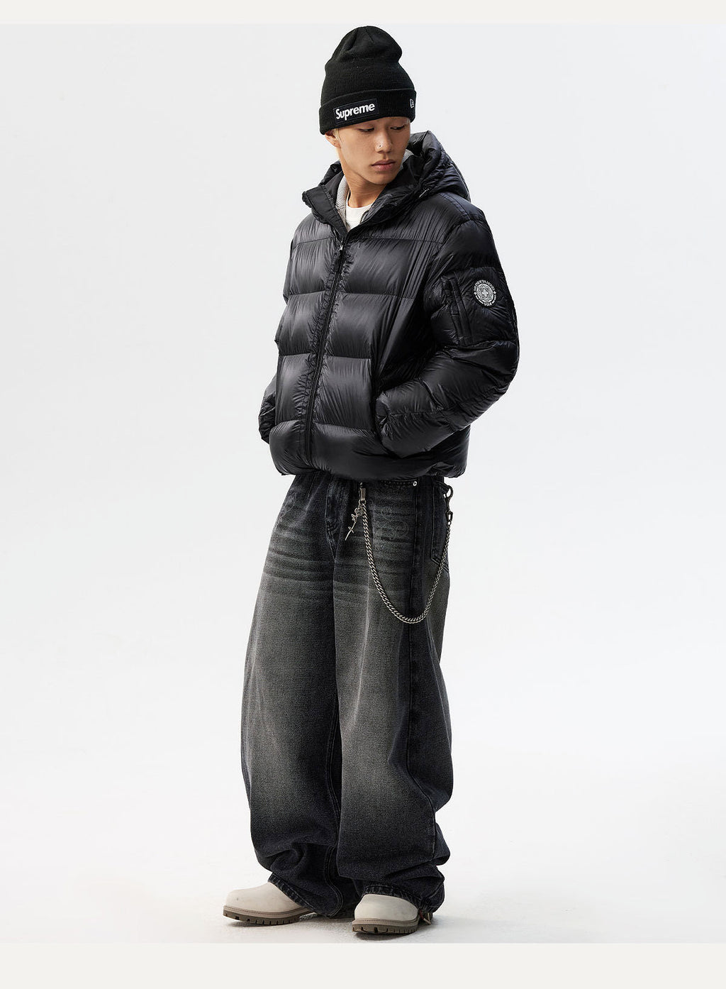 MEDM Hooded Sheer Down Jacket