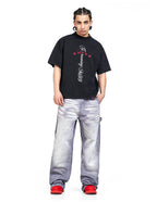 F3F Select Stone Washed Baggy Painter Jeans