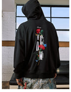 MEDM Rose Interspersed Logo Hoodie