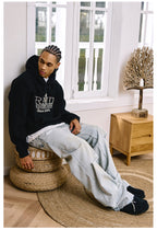 Remedy RMD Pearl Letter Embroidered Hoodie