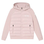 MEDM Patchwork Raglan Sleeve Lightweight Hooded Down Jacket