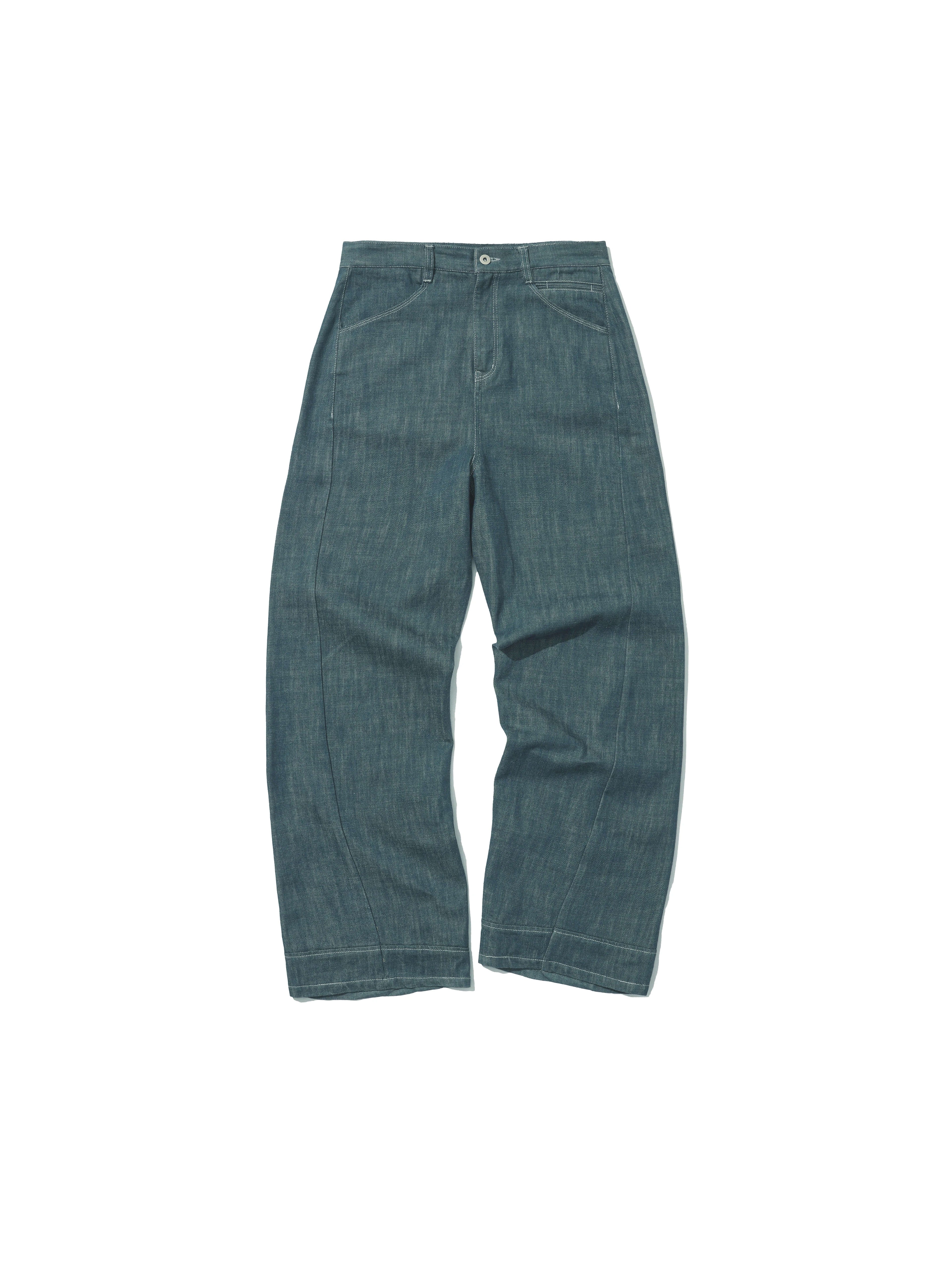 LIBERAFIT Buckle Back Curved Leg Jeans