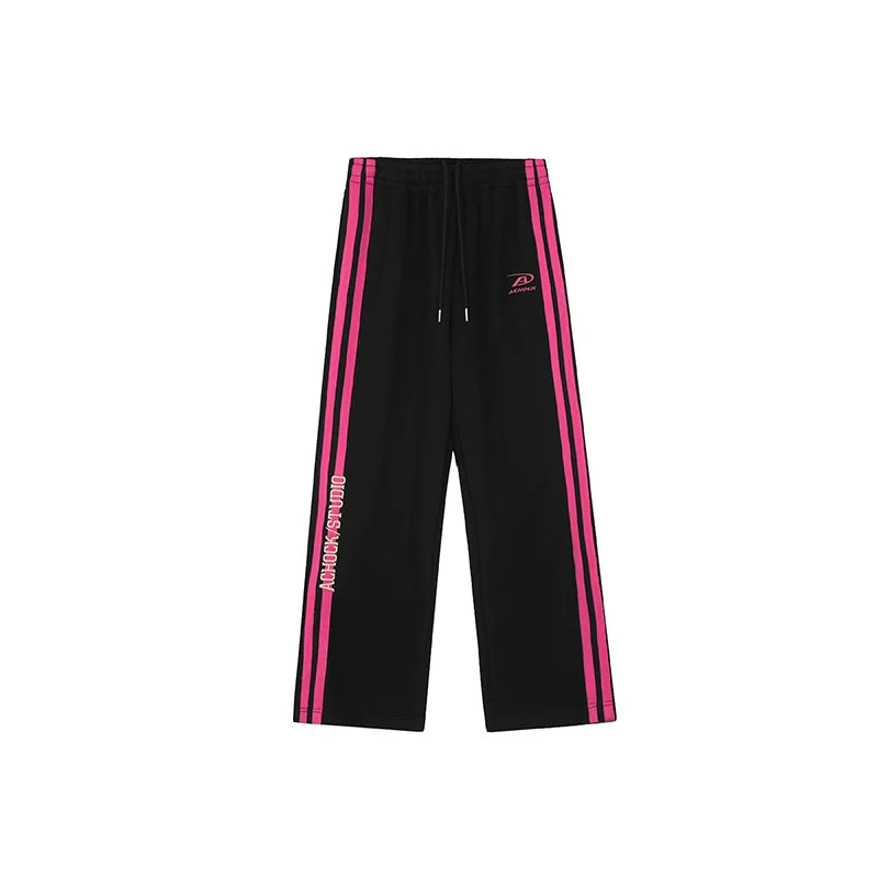 Achock Side Striped Baggy Sweatpants