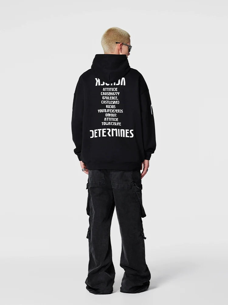 Achock Heavyweight Logo Printed Hoodie