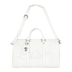 Small Town Kid Snake Pattern Leather Weekender Bag