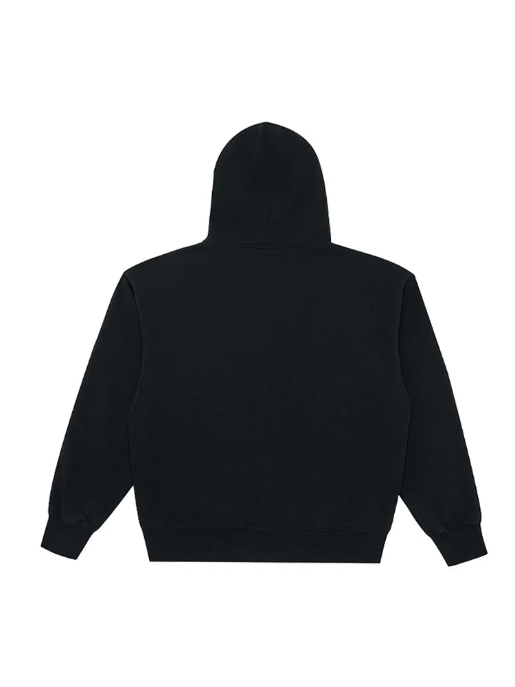 EVILKNIGHT(EK) Eye Chart Logo Print Zip Up Hoodie