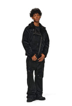 ANTIDOTE Faux Suede Double Rider Biker Jacket