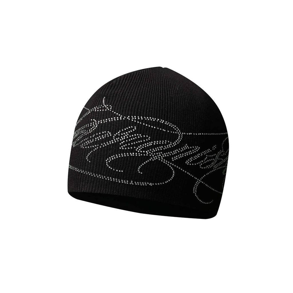 KARMANISTIC Rhinestone Knit Beanie