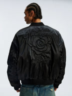 MEDM 3D Rose Foam MA-1 Bomber Jacket
