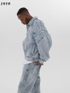 JHYQ Embroidered Denim Jacket
