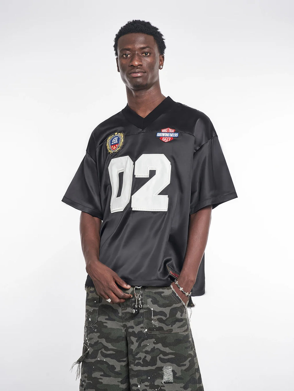F3F Select 02 Number Patch Hockey Jersey