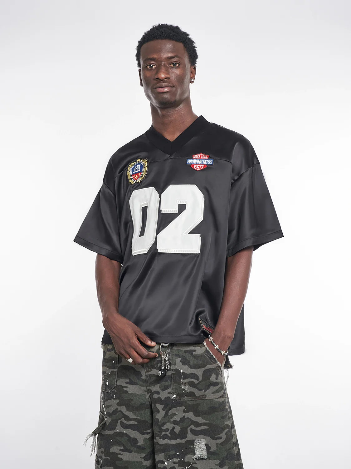 F3F Select 02 Number Patch Hockey Jersey