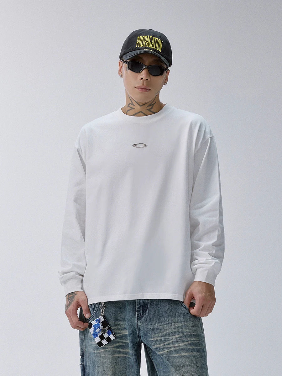 F2CE Metal Logo Basic Long Sleeve Tee