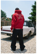 Remedy PEACE LOVE Pearl Embroidered Hoodie