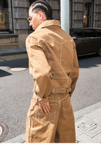 STEEPC Washed Canvas Work Jacket