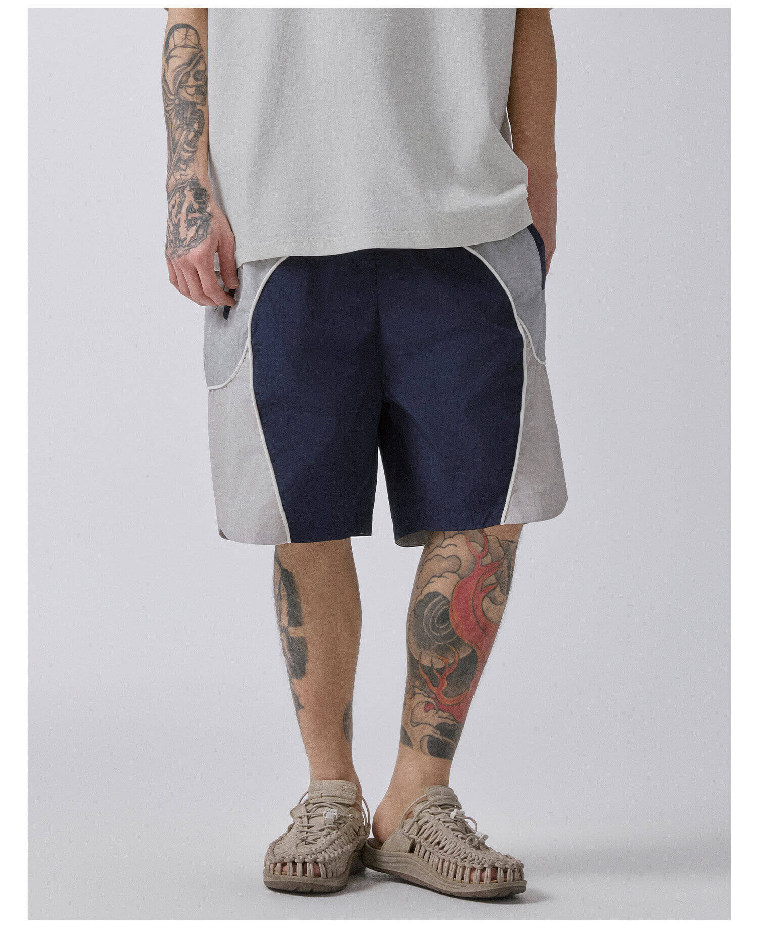 F2CE Color Block Athletic Shorts