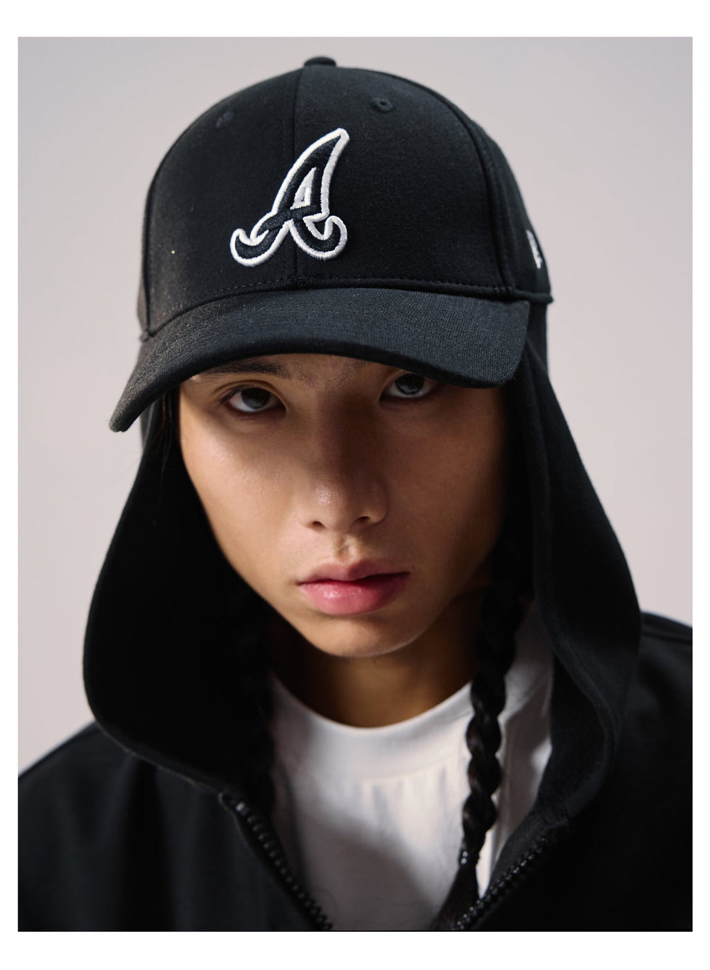 Remedy Baseball Cap Hood Zip Up Hoodie