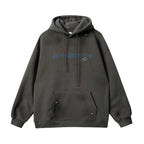 JHYQ Star Rivets and Letter Print Hoodie