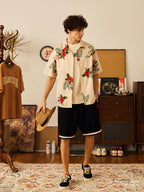 PRBLMS Hawaiian Flower Short Sleeved Shirt