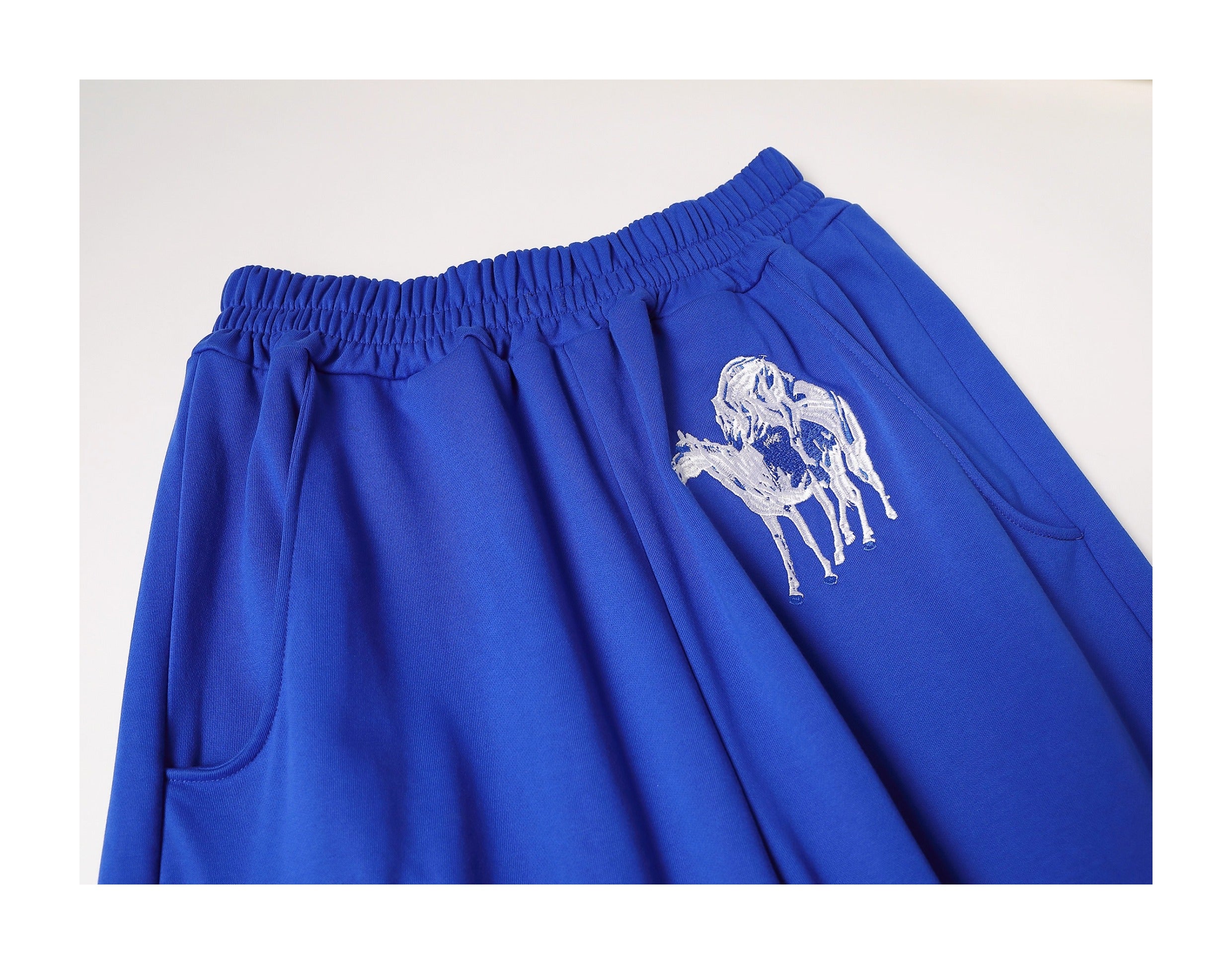 KARMANISTIC Embroidered Printed Baggy Sweatpants