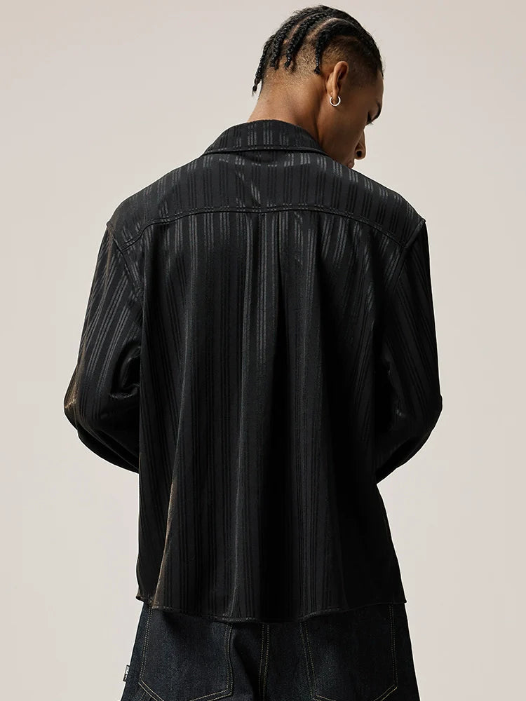Remedy Silk Striped Long Sleeve Shirt