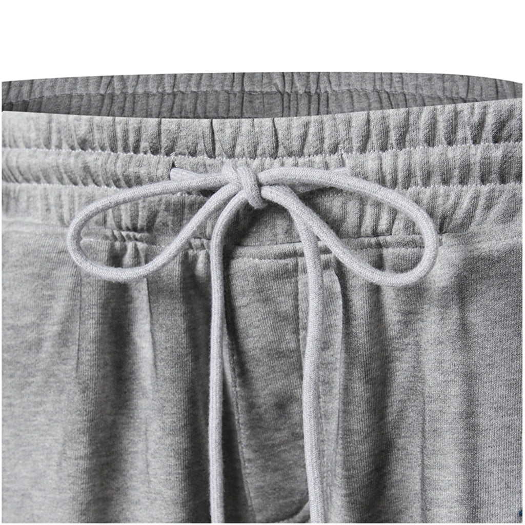 KARMANISTIC Distressed Flag Print Jogger Sweatpants