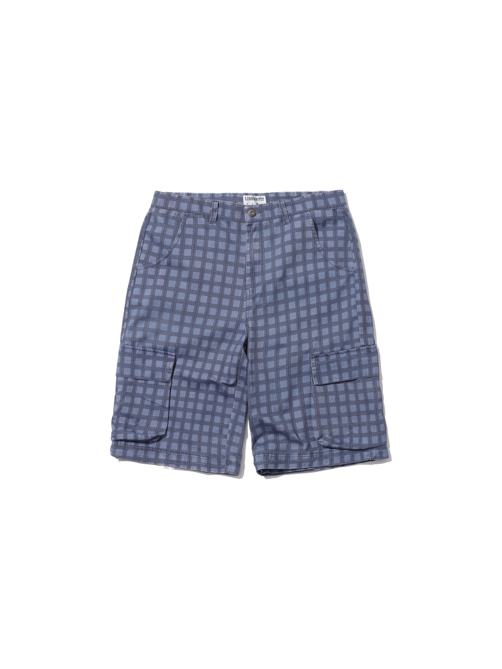 LIBERAFIT Checkered 3D Patch Pocket Zip Off Cargo Pants