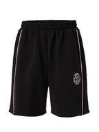 F2CE Badge Embroidered Side Stripe Sweat Shorts