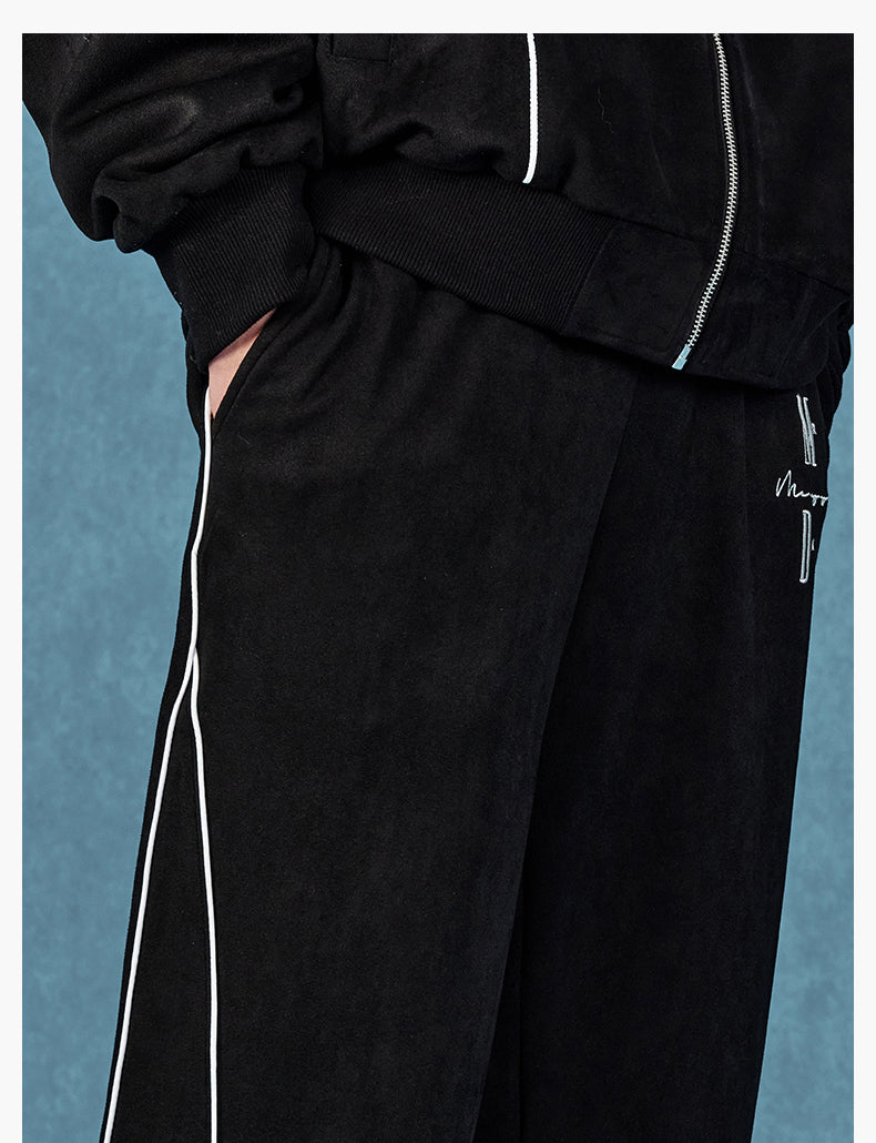 MEDM Suede Track Pants